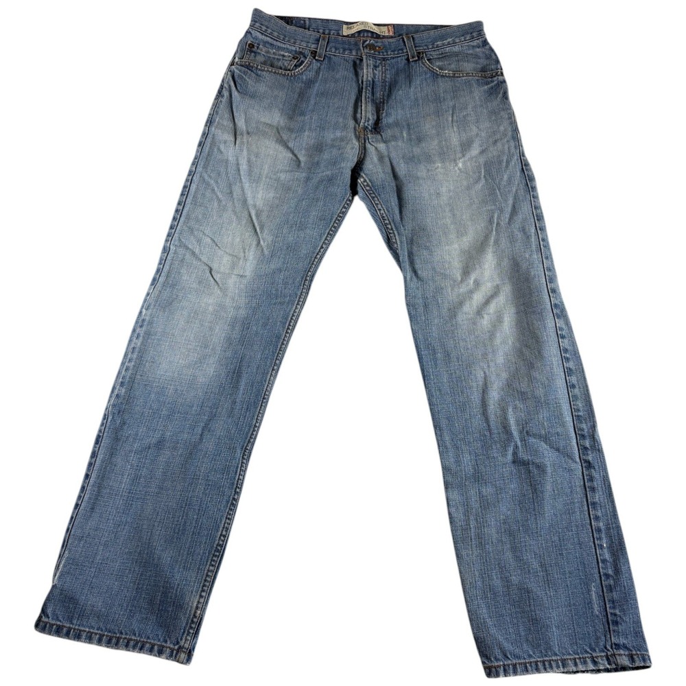 Levi's 559 Relaxed Straight Fit Jeans Mens 34x32 Blue Denim Cotton Light Wash
